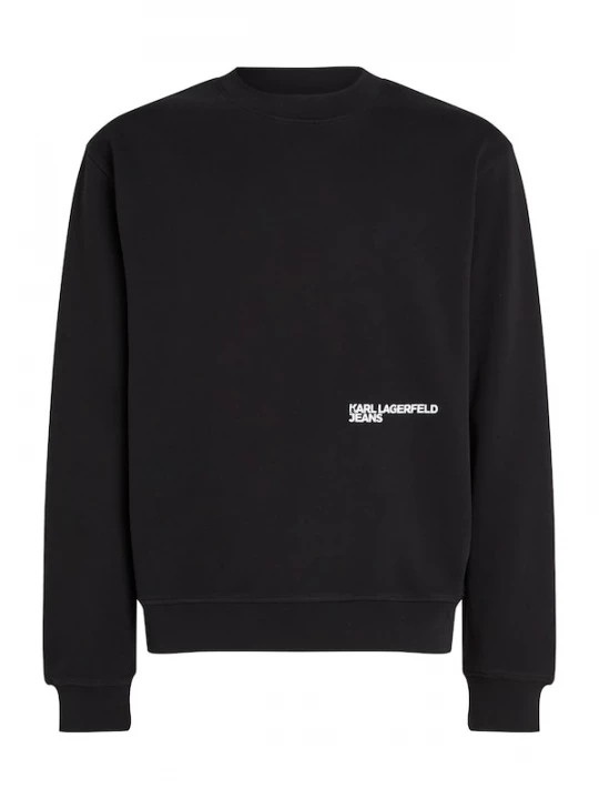 Foto van product KARL LAGERFELD JEANS Sweatshirt antraciet / zwart / wit