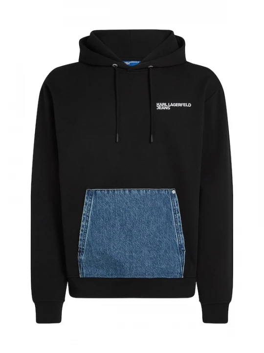 Foto van product KARL LAGERFELD JEANS Sweatshirt blauw denim / zwart