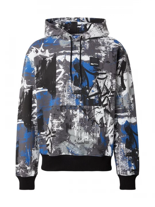 Foto van product KARL LAGERFELD JEANS Sweatshirt blauw / grijs / zwart