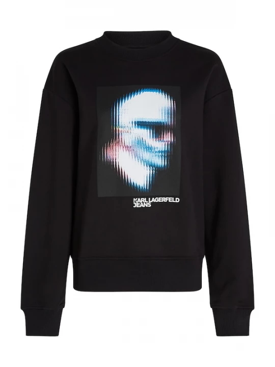 Foto van product KARL LAGERFELD JEANS Sweatshirt blauw / pink / zwart / wit