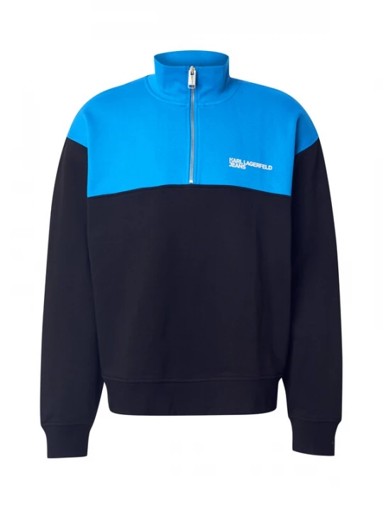 Foto van product KARL LAGERFELD JEANS Sweatshirt blauw / zwart / wit