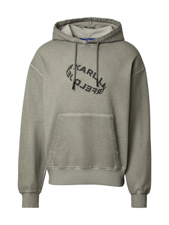Foto van product KARL LAGERFELD JEANS Sweatshirt 'ECLIPSE' taupe / zwart