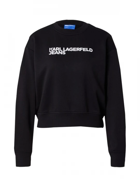 Foto van product KARL LAGERFELD JEANS Sweatshirt 'Essential' zwart / wit