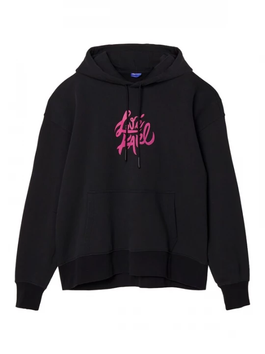 Foto van product KARL LAGERFELD JEANS Sweatshirt 'KLJ X ATELIER' donkerroze / zwart