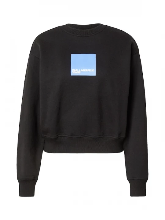 Foto van product KARL LAGERFELD JEANS Sweatshirt lichtblauw / zwart / wit