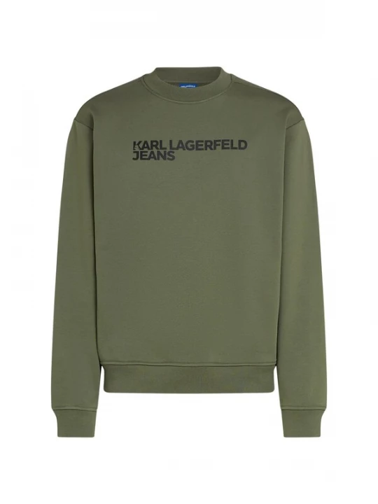 Foto van product KARL LAGERFELD JEANS Sweatshirt olijfgroen / zwart