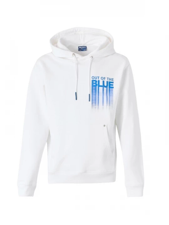 Foto van product KARL LAGERFELD JEANS Sweatshirt 'OUT OF BLUE' hemelsblauw / wit