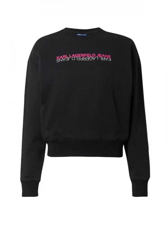 Foto van product KARL LAGERFELD JEANS Sweatshirt rosa / zwart / wit