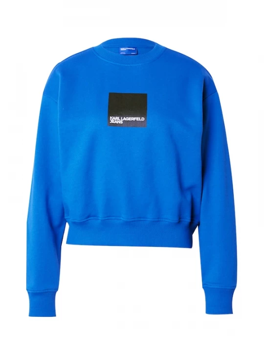 Foto van product KARL LAGERFELD JEANS Sweatshirt royal blue / koningsblauw / zwart / wit
