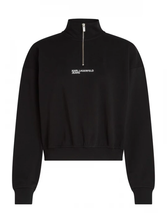 Foto van product KARL LAGERFELD JEANS Sweatshirt zwart / natuurwit