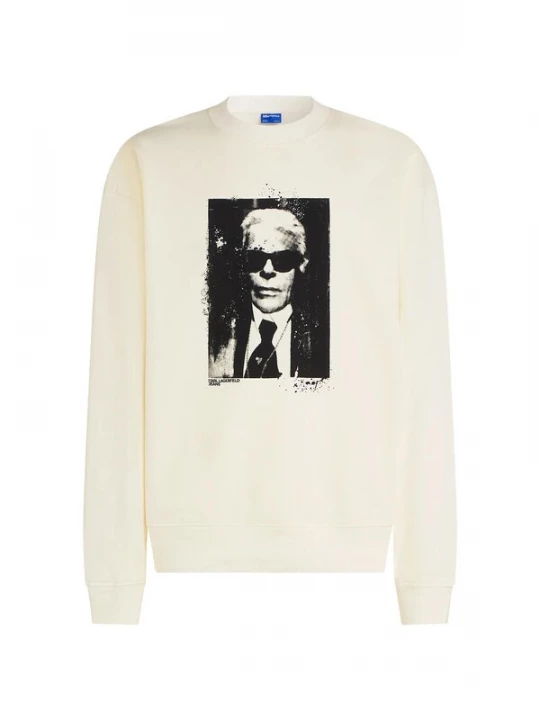 Foto van product KARL LAGERFELD JEANS Sweatshirt zwart / wit