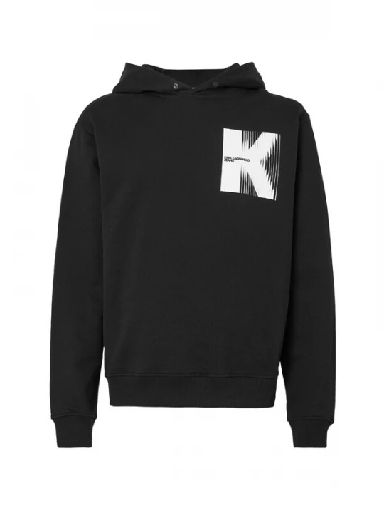 Foto van product KARL LAGERFELD JEANS Sweatshirt zwart / wit