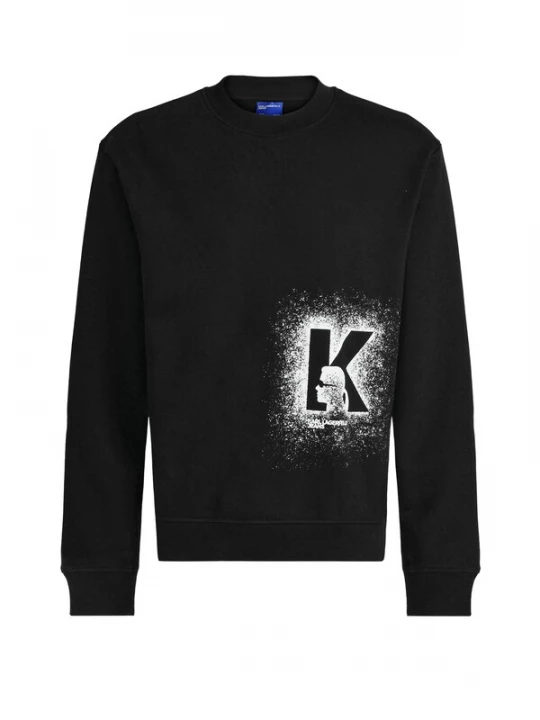 Foto van product KARL LAGERFELD JEANS Sweatshirt zwart / wit