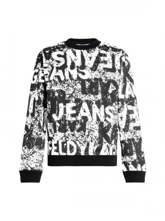 Foto van product KARL LAGERFELD JEANS Sweatshirt zwart / wit