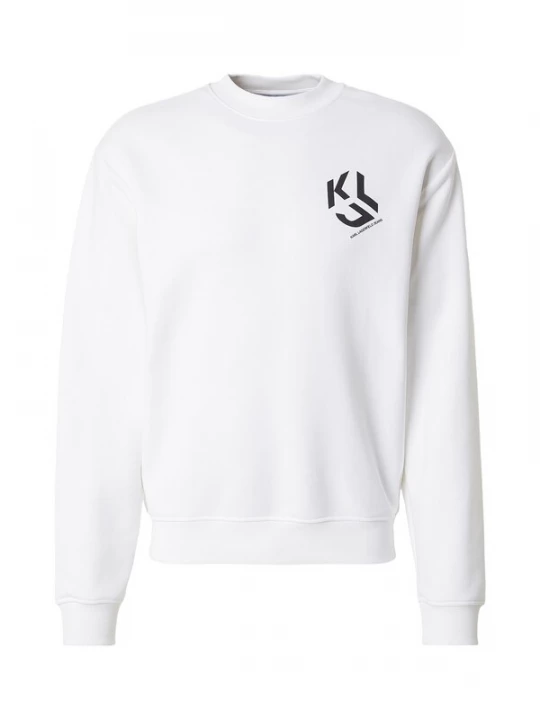 Foto van product KARL LAGERFELD JEANS Sweatshirt zwart / wolwit