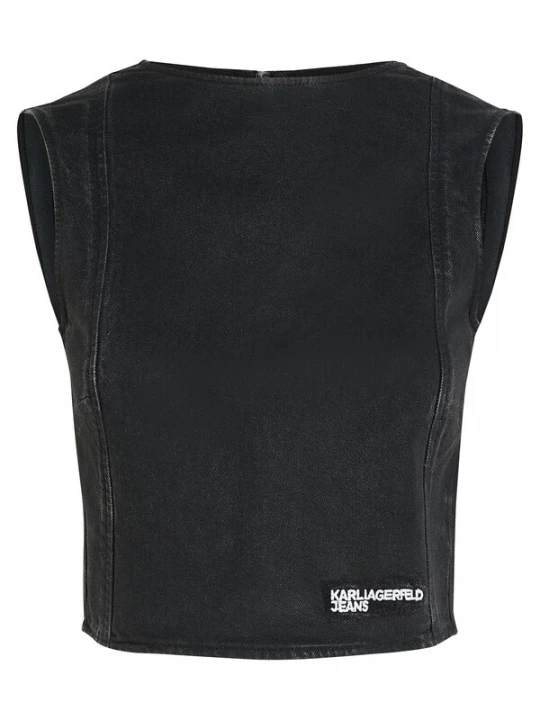 Foto van product KARL LAGERFELD JEANS Top black denim