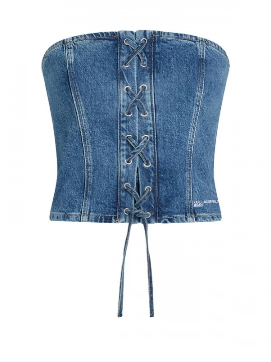 Foto van product KARL LAGERFELD JEANS Top blauw denim