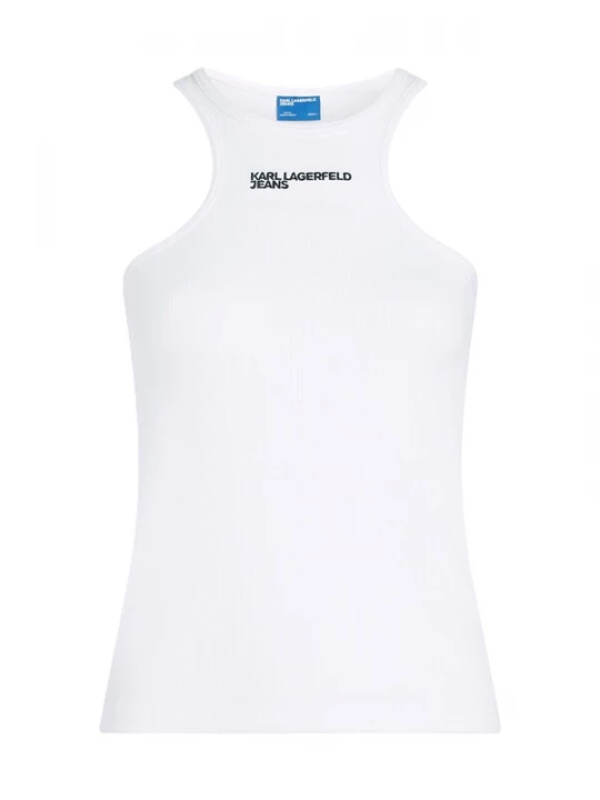 Foto van product KARL LAGERFELD JEANS Top donkergroen / wit