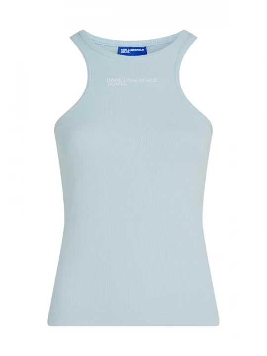 Foto van product KARL LAGERFELD JEANS Top lichtblauw / wit