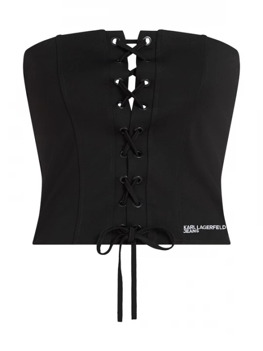 Foto van product KARL LAGERFELD JEANS Top zwart / wit