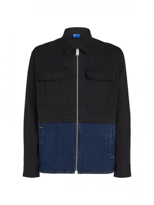 Foto van product KARL LAGERFELD JEANS Tussenjas blauw denim / zwart