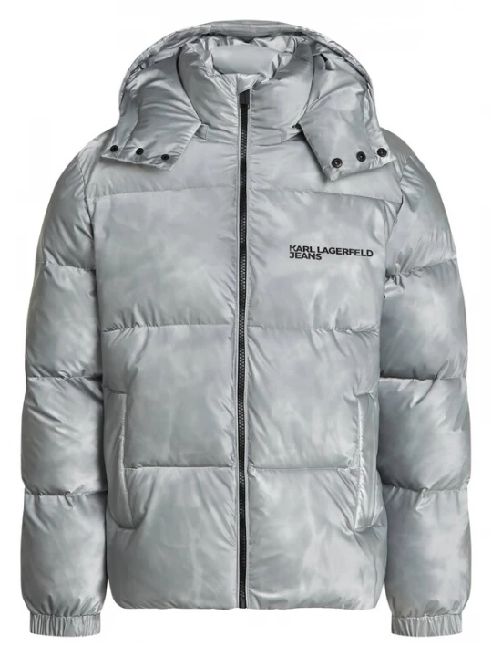 Foto van product KARL LAGERFELD JEANS Winterjas grijs / zwart