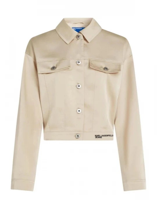 Foto van product KARL LAGERFELD JEANS Winterjas 'KLJ Satin B2W14031' lichtbeige