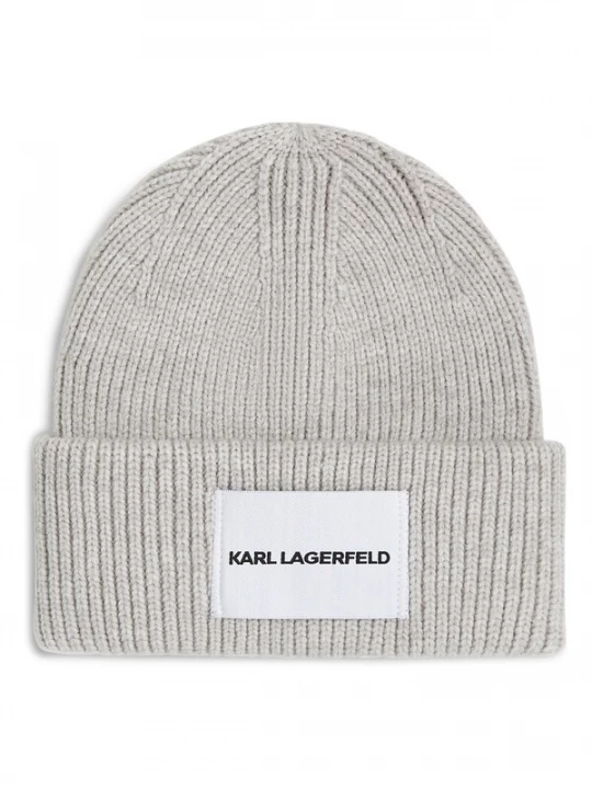 Foto van product Karl Lagerfeld Muts greige / zwart / offwhite