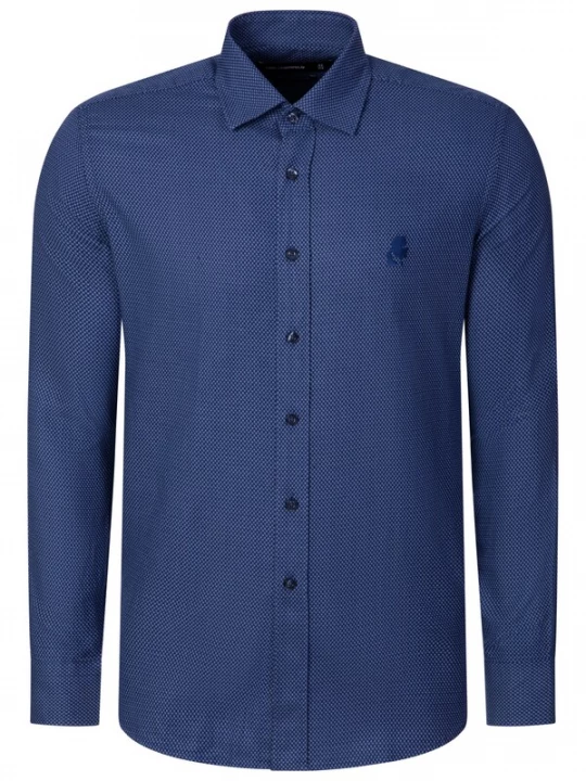 Foto van product Karl Lagerfeld Overhemd ' 605084 ' donkerblauw