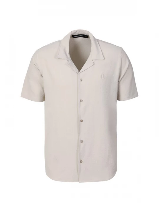 Foto van product Karl Lagerfeld Overhemd beige gemêleerd