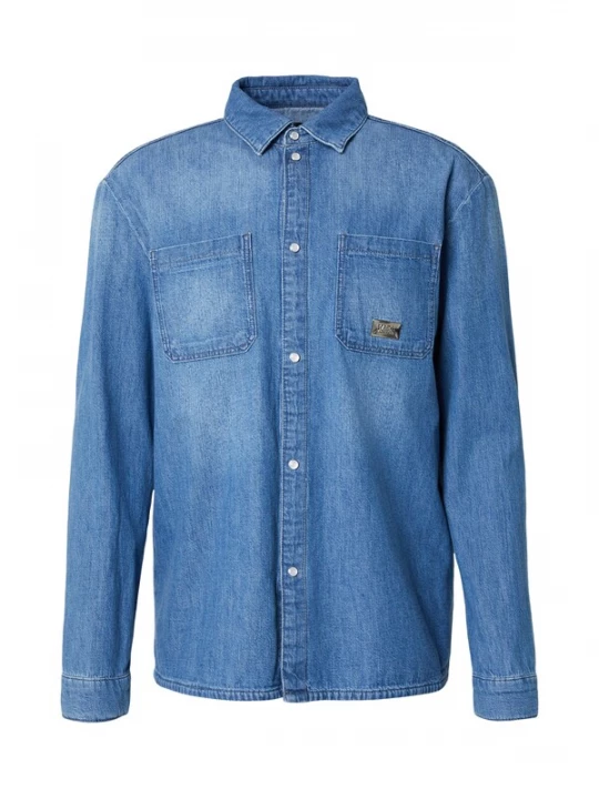 Foto van product Karl Lagerfeld Overhemd blauw denim