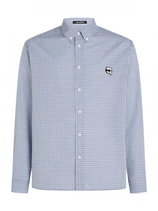 Foto van product Karl Lagerfeld Overhemd blauw / lichtblauw