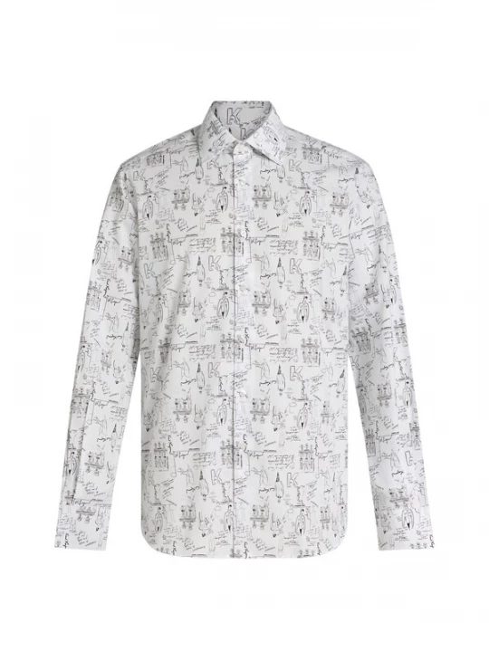 Foto van product Karl Lagerfeld Overhemd zwart / wit