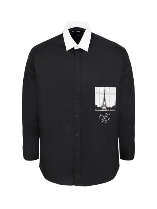 Foto van product Karl Lagerfeld Overhemd zwart / wit