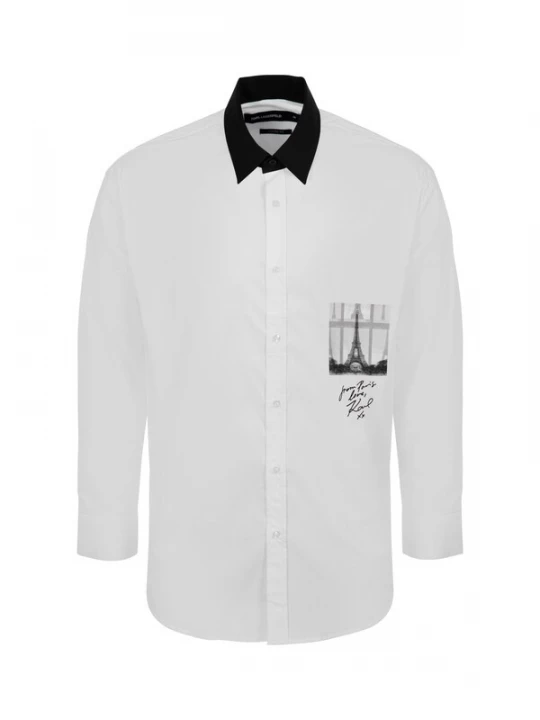 Foto van product Karl Lagerfeld Overhemd zwart / wit