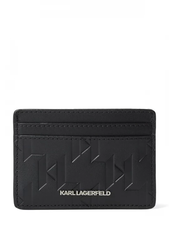 Foto van product Karl Lagerfeld Portemonnee zwart / zilver