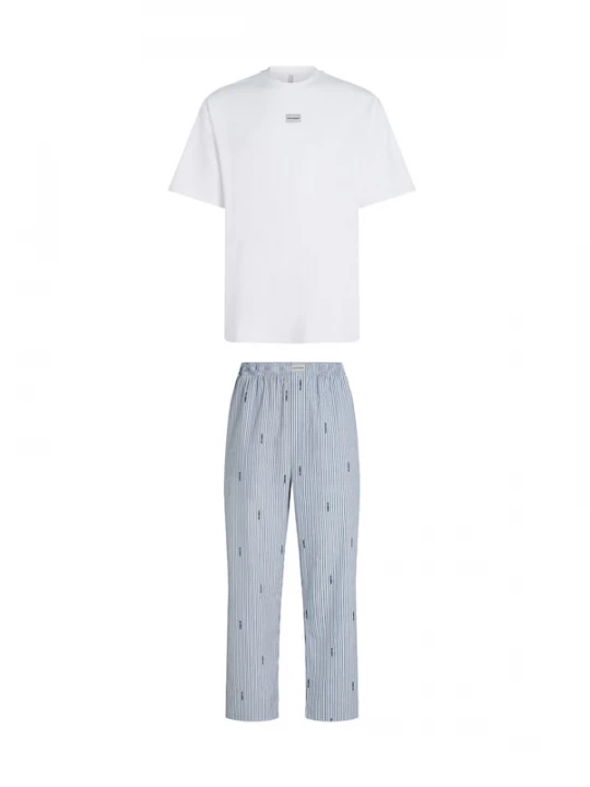 Foto van product Karl Lagerfeld Pyjama lang gemengde kleuren / wit