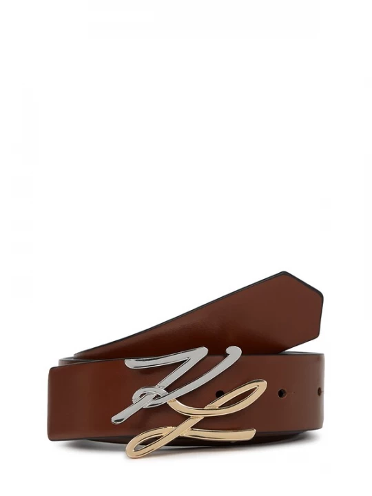 Foto van product Karl Lagerfeld Riem cognac / zwart