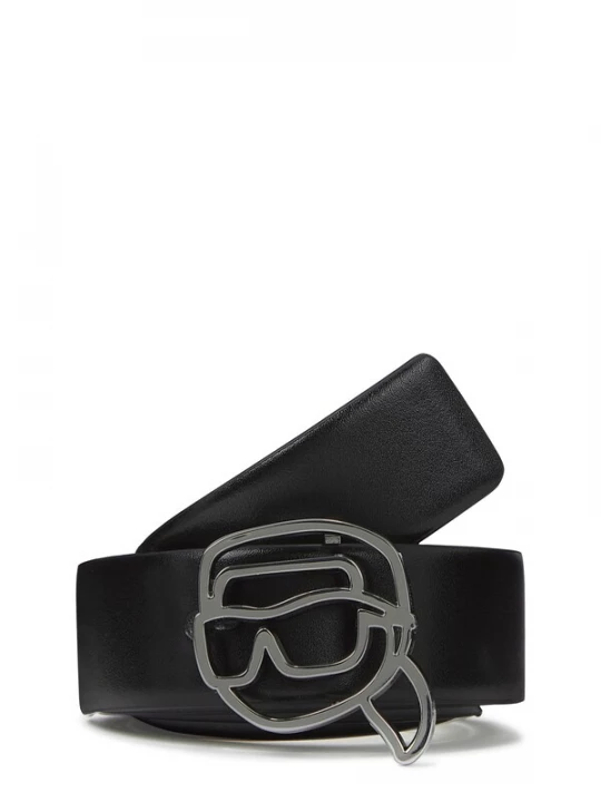 Foto van product Karl Lagerfeld Riem 'Ikon' zwart / wit
