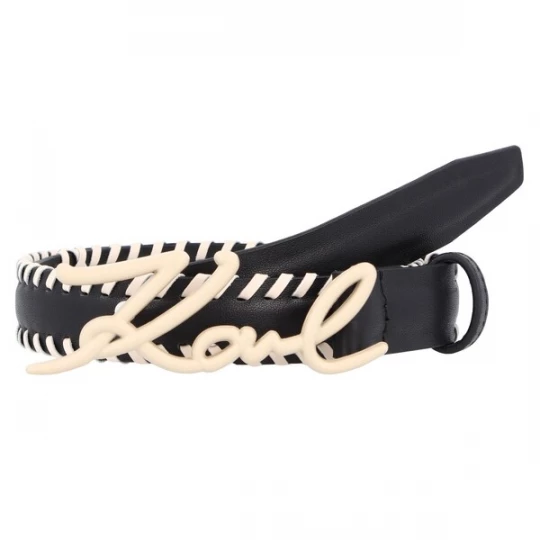 Foto van product Karl Lagerfeld Riem 'Signature' zwart