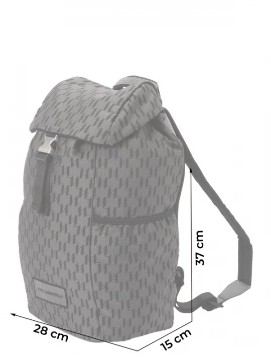 Foto van product Karl Lagerfeld Rugzak stone grey / zwart