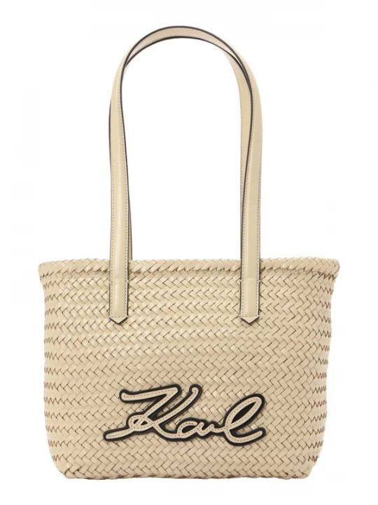 Foto van product Karl Lagerfeld Schoudertas cappuccino / zwart