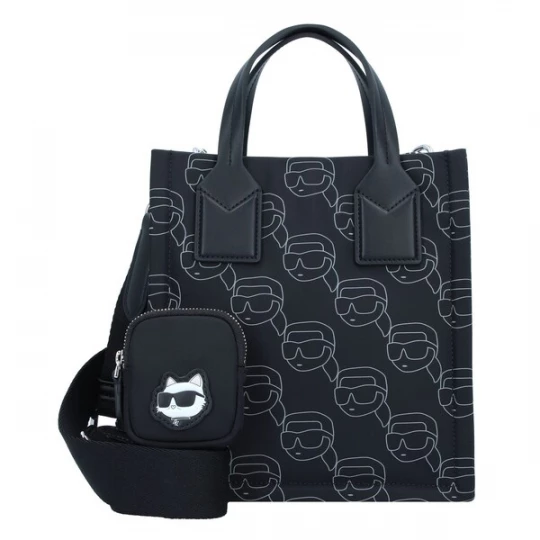 Foto van product Karl Lagerfeld Schoudertas 'Ikon' lichtblauw / zwart