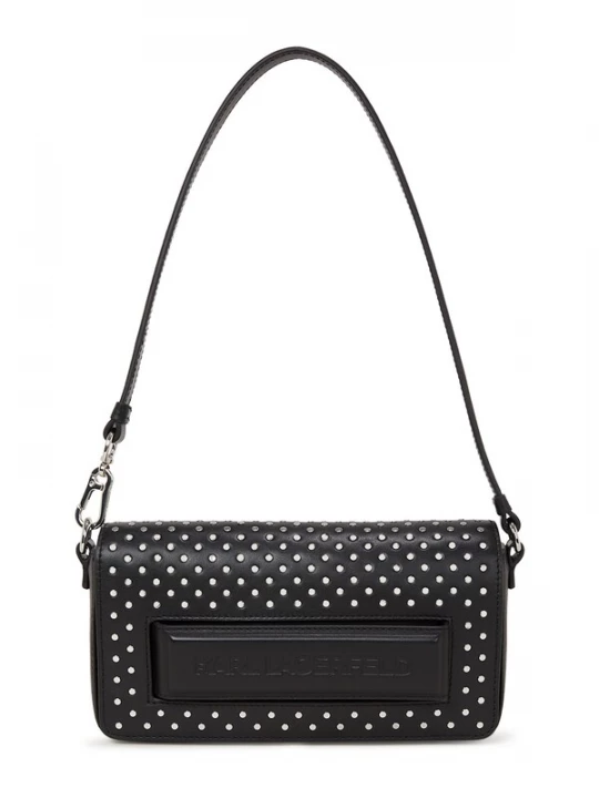 Foto van product Karl Lagerfeld Schoudertas 'Ikon' zwart / wit