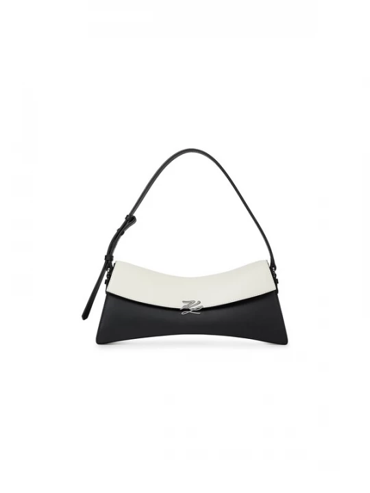 Foto van product Karl Lagerfeld Schoudertas 'K / Autograph' zwart / wit