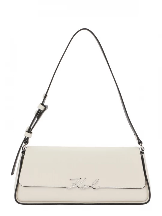 Foto van product Karl Lagerfeld Schoudertas 'K / SIGNATURE' wit