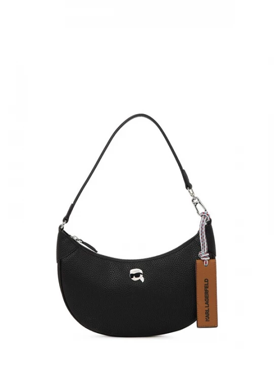 Foto van product Karl Lagerfeld Schoudertas 'Pebble' lichtbeige / zwart / wit