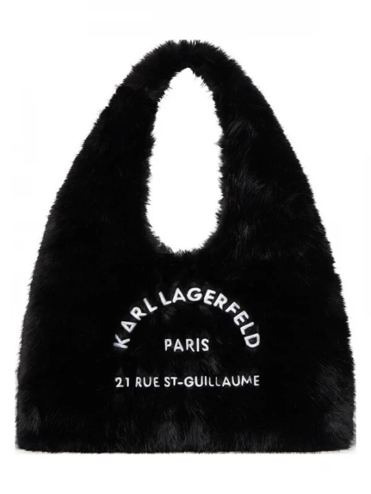 Foto van product Karl Lagerfeld Schoudertas zwart / wit