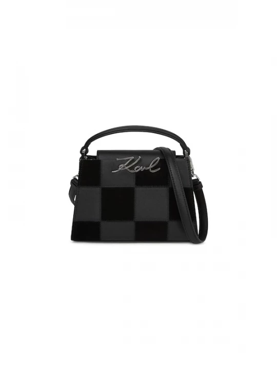 Foto van product Karl Lagerfeld Schoudertas zwart / zilver