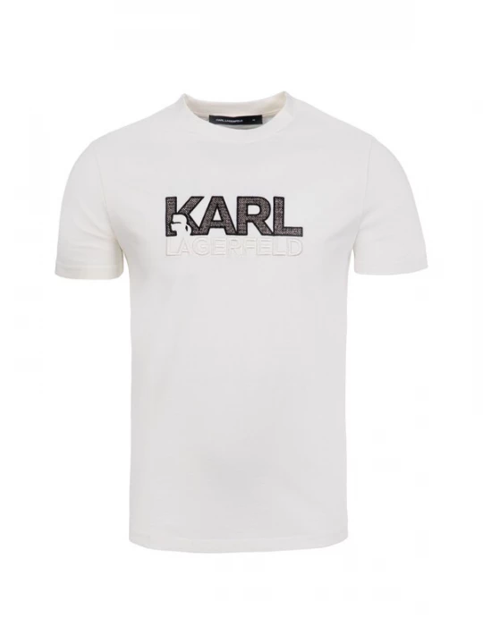 Foto van product Karl Lagerfeld Shirt '755038' crème / zwart